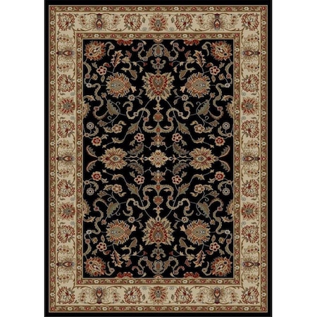 Concord Global 9 ft. 3 in. x 12 ft. 6 in. Ankara Agra - Black 65138